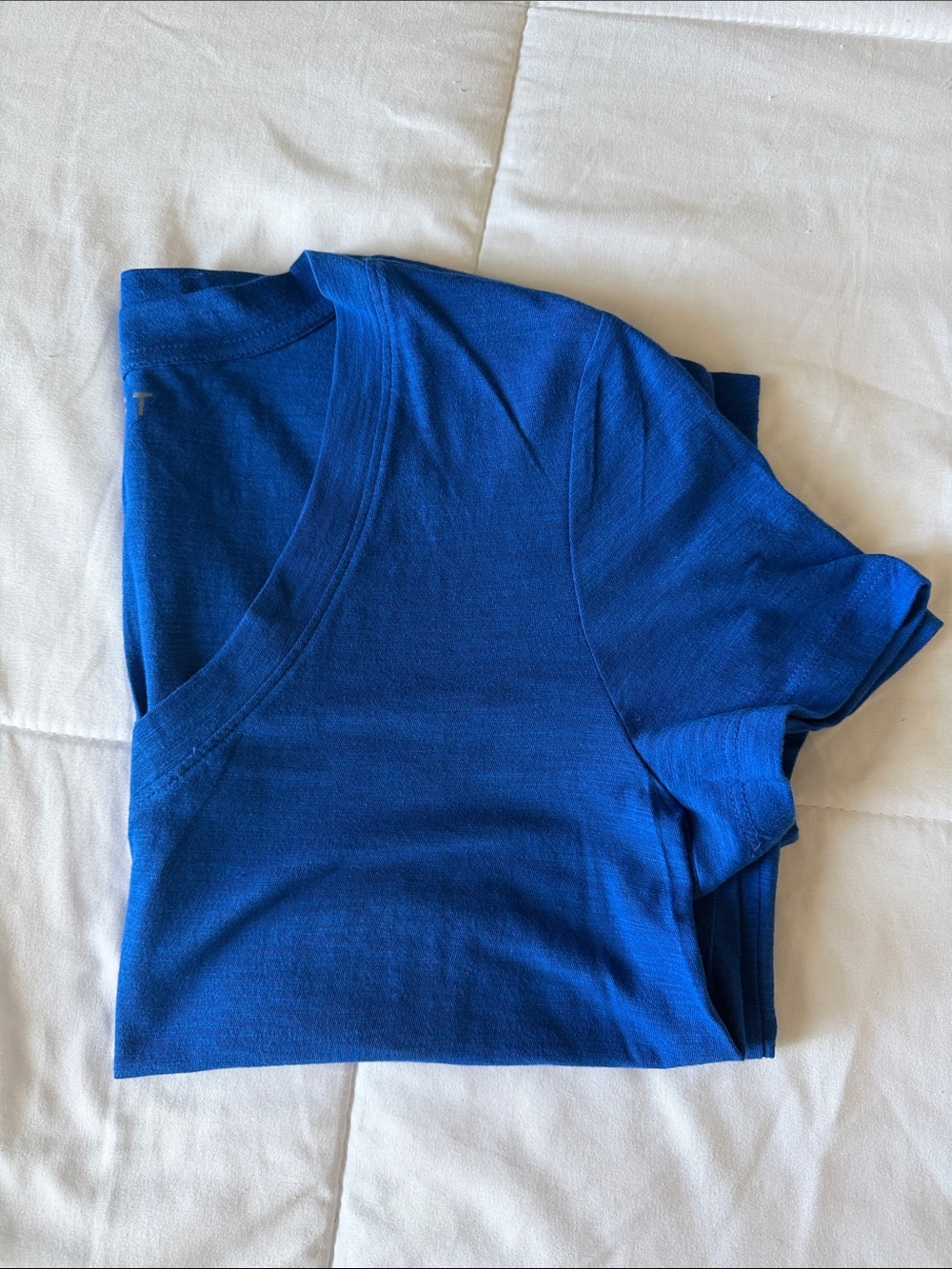 LOFT Cobalt Blue Short Sleeve Crew Tee